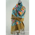 Fashion women winter embroidery scarf